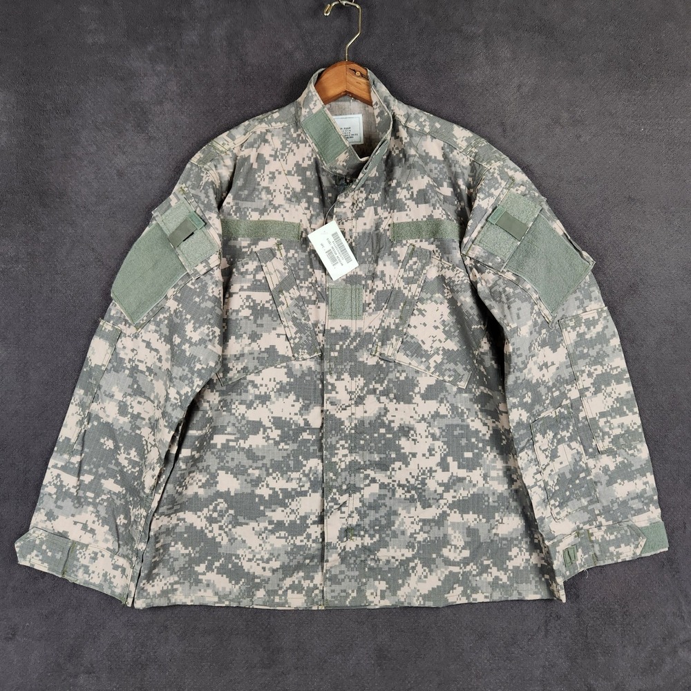 US Army ACU Jacket Mens Medium Regular UCP Digital Camo Ripstop Combat Uniform